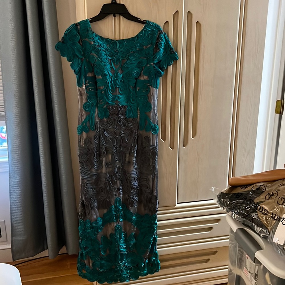 JS collections Embroidered Cocktail Dress